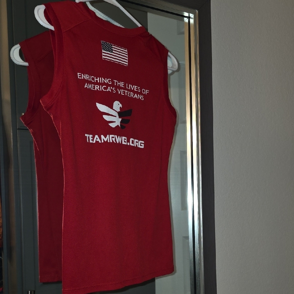 Team RWB Red Sleeveless Athletic Tank - Picture 9 of 9